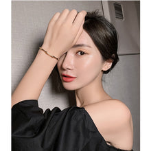 Load image into Gallery viewer, MEYRROYU Stainless Steel Gold Color Bamboo Joint Bangles 2021 Trend Bracelet For Women Men Romantic Party Gift Fashion Jewelry
