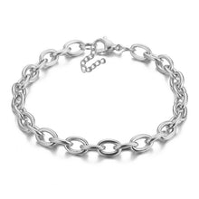 Load image into Gallery viewer, European and American retro portrait of exaggerated thick chain necklace double personality chain hip-hop neck chain short colla
