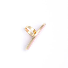 Load image into Gallery viewer, Fashion woman rings acetate plate The adjustable ring oval acrylic resin geometry rings Trendy Geometric Wedding bands rings
