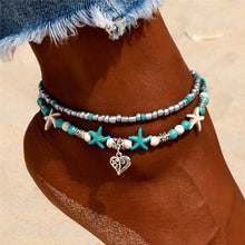 Load image into Gallery viewer, New Shell Beads Starfish Anklets for Women Beach Anklet Leg Bracelet Handmade Bohemian Foot Chain Boho Jewelry Sandals Gift
