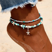 Load image into Gallery viewer, New Shell Beads Starfish Anklets for Women Beach Anklet Leg Bracelet Handmade Bohemian Foot Chain Boho Jewelry Sandals Gift
