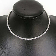 Load image into Gallery viewer, TREAZY Women Crystal Diamante 1 Row Rhinestone Necklace Wedding Bridal Party Collar Choker Chain Necklace Jewelry Gift

