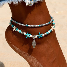 Load image into Gallery viewer, New Shell Beads Starfish Anklets for Women Beach Anklet Leg Bracelet Handmade Bohemian Foot Chain Boho Jewelry Sandals Gift
