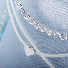 Load image into Gallery viewer, Bohemian Silver Color Anklet Bracelet On The Leg Fashion Heart Female Anklets Barefoot For Women Leg Chain Beach Foot Jewel
