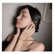 Load image into Gallery viewer, MEYRROYU Stainless Steel Gold Color Bamboo Joint Bangles 2021 Trend Bracelet For Women Men Romantic Party Gift Fashion Jewelry
