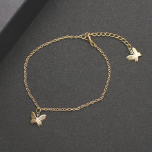 Load image into Gallery viewer, Bohemian Silver Color Anklet Bracelet On The Leg Fashion Heart Female Anklets Barefoot For Women Leg Chain Beach Foot Jewel
