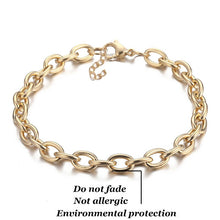 Load image into Gallery viewer, European and American retro portrait of exaggerated thick chain necklace double personality chain hip-hop neck chain short colla
