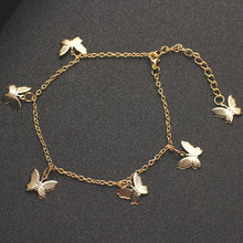 Load image into Gallery viewer, Bohemian Silver Color Anklet Bracelet On The Leg Fashion Heart Female Anklets Barefoot For Women Leg Chain Beach Foot Jewel
