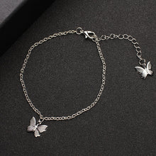 Load image into Gallery viewer, Bohemian Silver Color Anklet Bracelet On The Leg Fashion Heart Female Anklets Barefoot For Women Leg Chain Beach Foot Jewel
