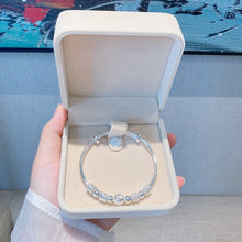 Load image into Gallery viewer, New Korean Fashion 925 Sterling Silver Lucky beads Bangles for women bracelets Luxury Designer party wedding jewelry gifts
