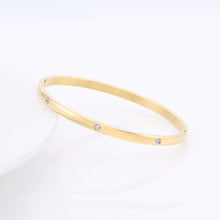 Load image into Gallery viewer, Fashion Punk Gold Color Bangles for Women Men Trendy Stainless Steel Metal Bracelets Bohemian Jewelry Accessories Gift Wholesale

