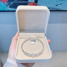 Load image into Gallery viewer, New Korean Fashion 925 Sterling Silver Lucky beads Bangles for women bracelets Luxury Designer party wedding jewelry gifts
