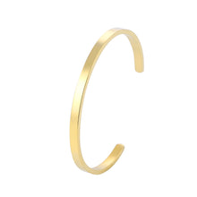 Load image into Gallery viewer, Fashion Punk Gold Color Bangles for Women Men Trendy Stainless Steel Metal Bracelets Bohemian Jewelry Accessories Gift Wholesale
