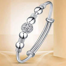 Load image into Gallery viewer, New Korean Fashion 925 Sterling Silver Lucky beads Bangles for women bracelets Luxury Designer party wedding jewelry gifts
