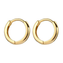 Load image into Gallery viewer, 2PCS Stainless Steel Minimal Hoop Earrings Crystal Zirconia Small Huggie Thin Cartilage Earring Helix Tragus Piercing Jewelry
