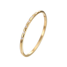 Load image into Gallery viewer, Fashion Punk Gold Color Bangles for Women Men Trendy Stainless Steel Metal Bracelets Bohemian Jewelry Accessories Gift Wholesale
