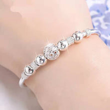Load image into Gallery viewer, New Korean Fashion 925 Sterling Silver Lucky beads Bangles for women bracelets Luxury Designer party wedding jewelry gifts
